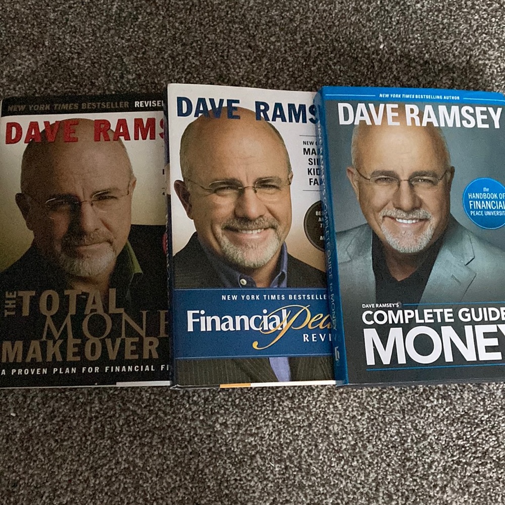 Dave Ramsey Book Bundle (3) w/ mini snack
